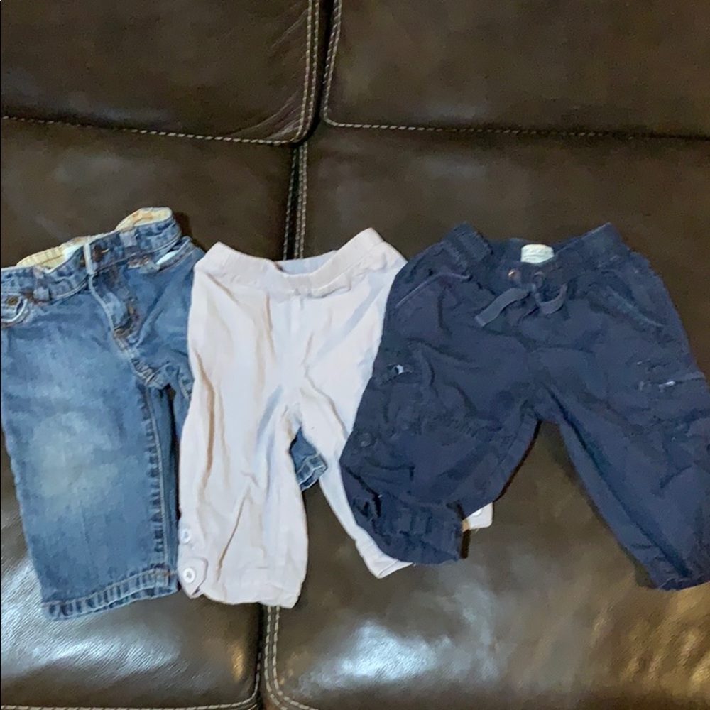 3 pairs of boys 6-9 month pants- children’s place